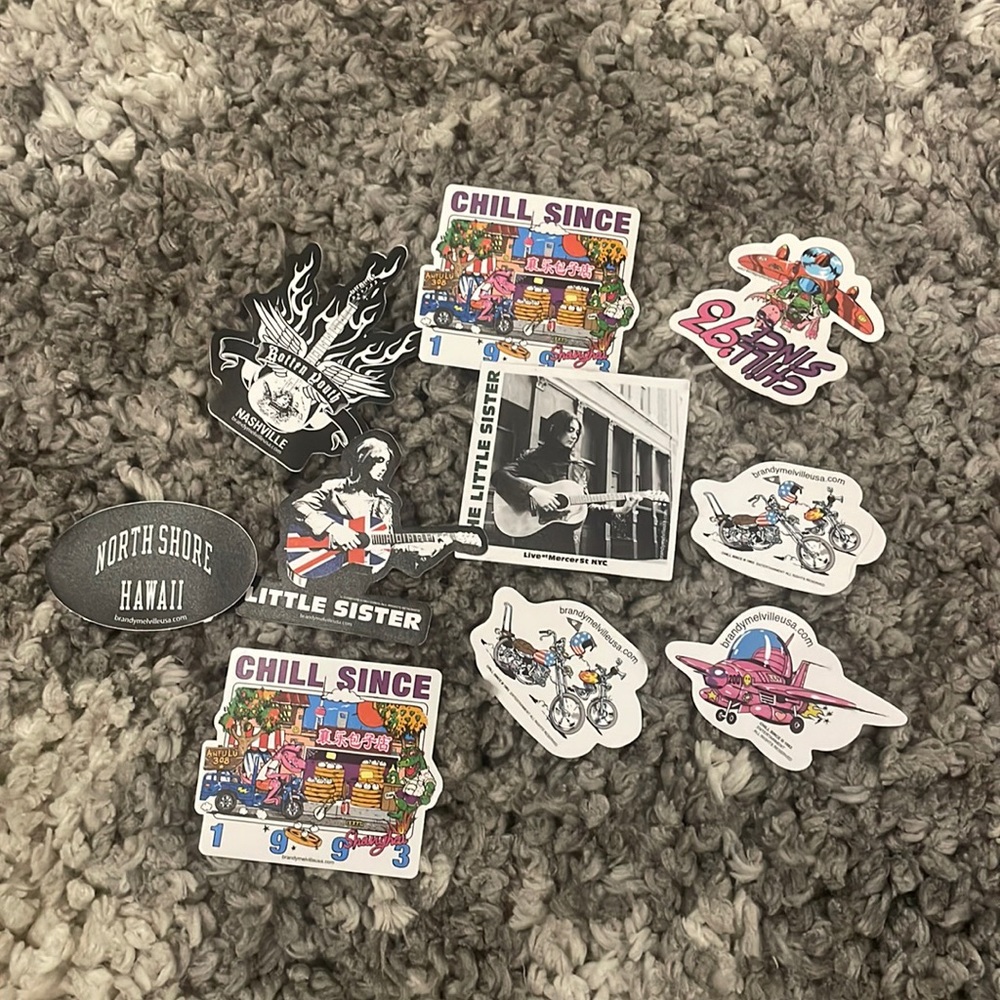 10 pack of Brandy Melville stickers